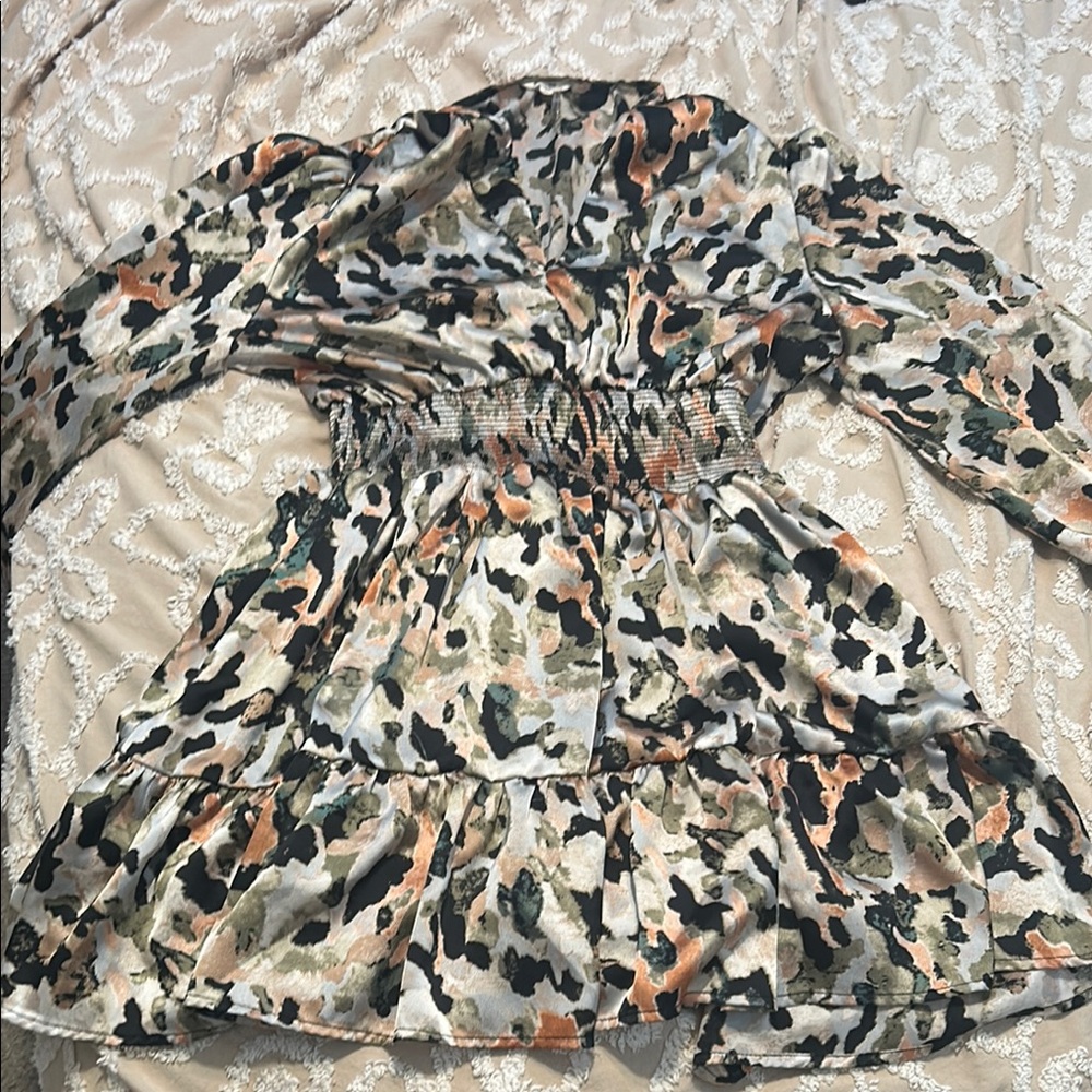 Stylish Animal Print Dress